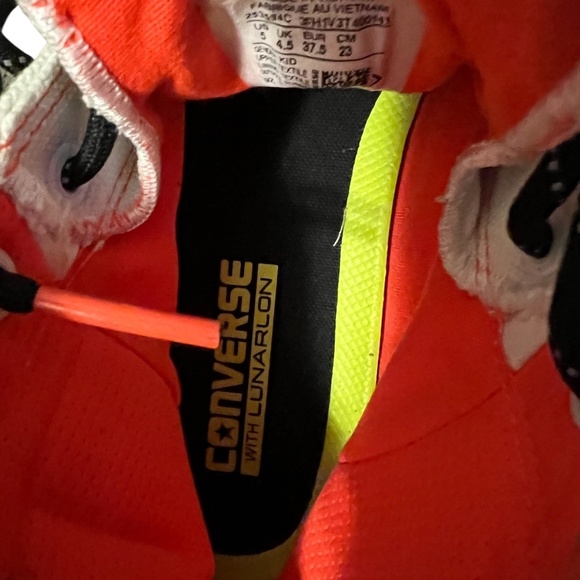 Converse Trampki Chuck Taylor, Men's High-Top Converse All Stars 2 White, Size 5 - Picture 10 of 13